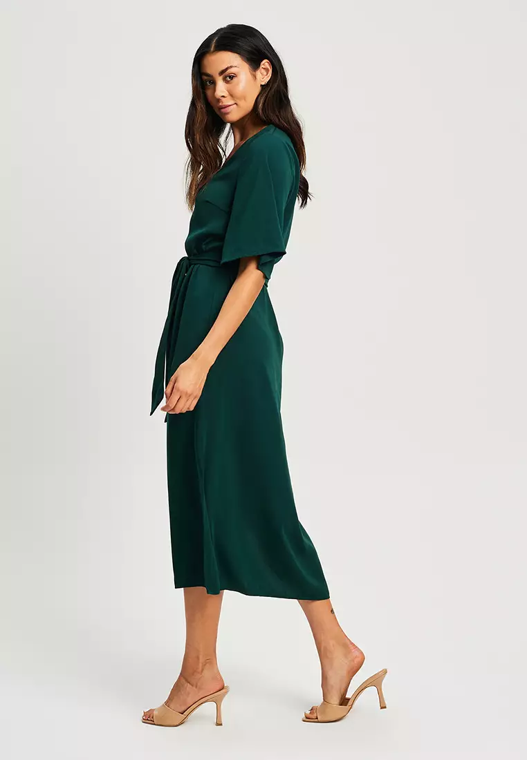 Buy REUX Lori Midi Dress Online | ZALORA Malaysia