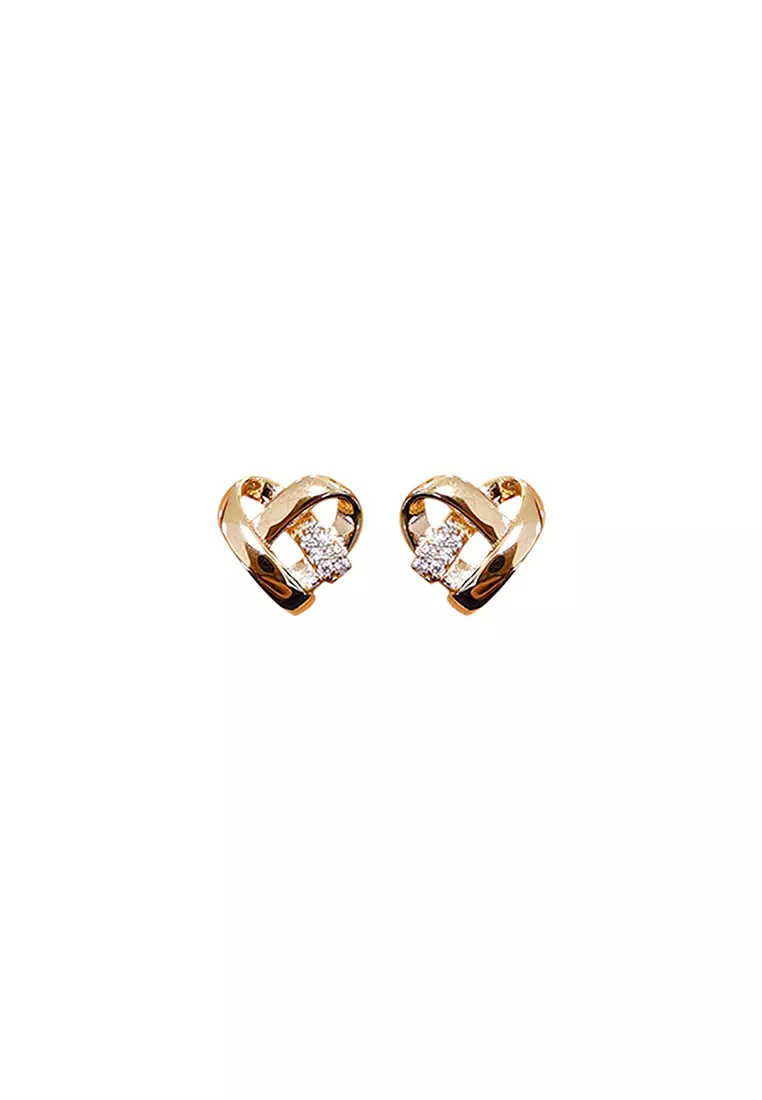 Gold sales earrings stylish