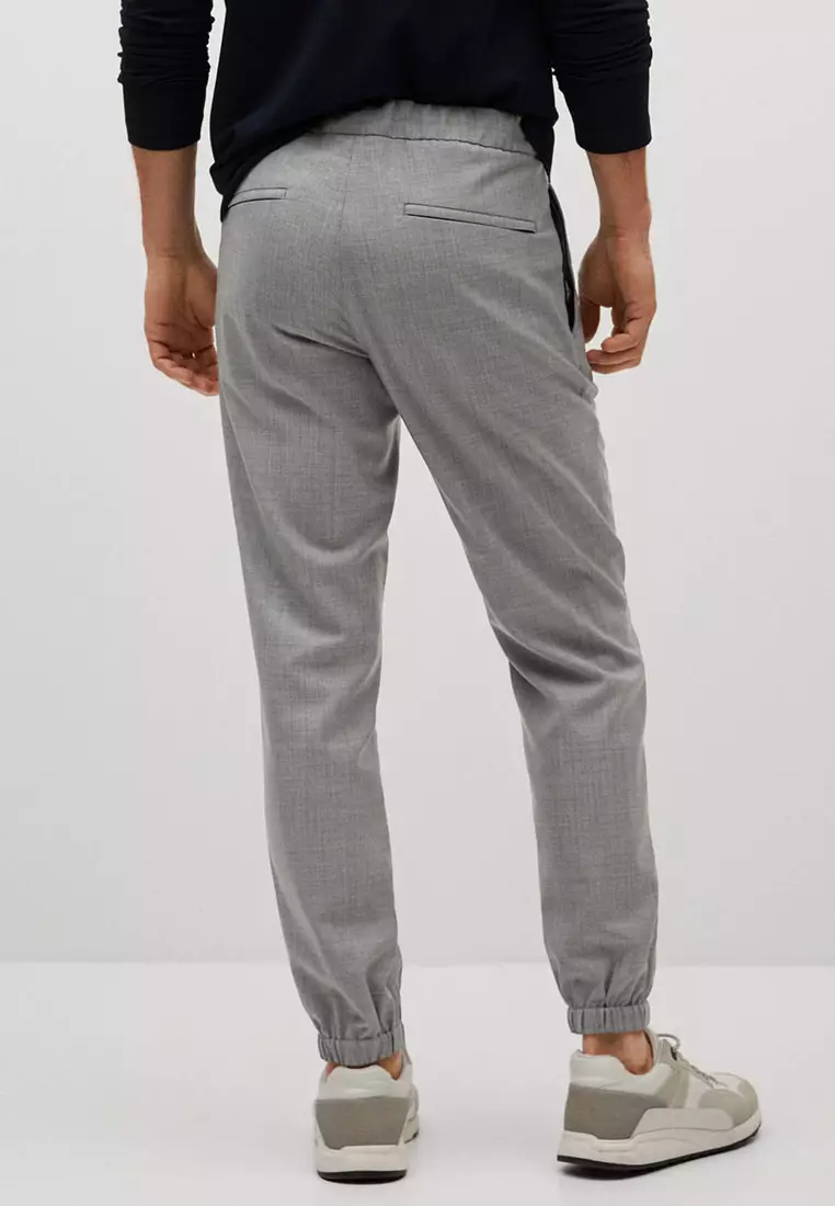 Packable Collection Technical Woollen Trousers