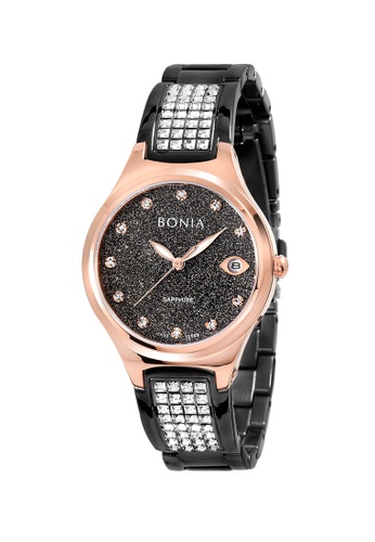 Bonia Watches black Bonia Cristallo Women Elegance BNB10596-2537 2463CACD2BDA42GS_1