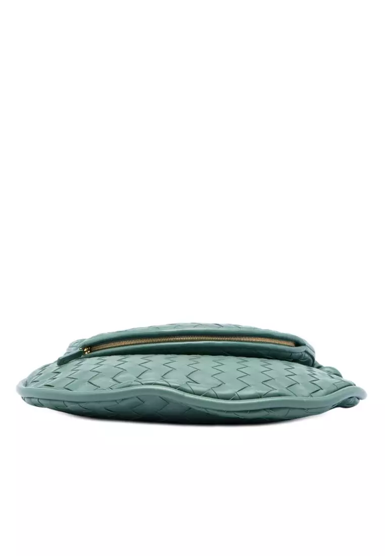 Pre-Loved Bottega Veneta Medium Nappa Intrecciato Gemelli Hobo
