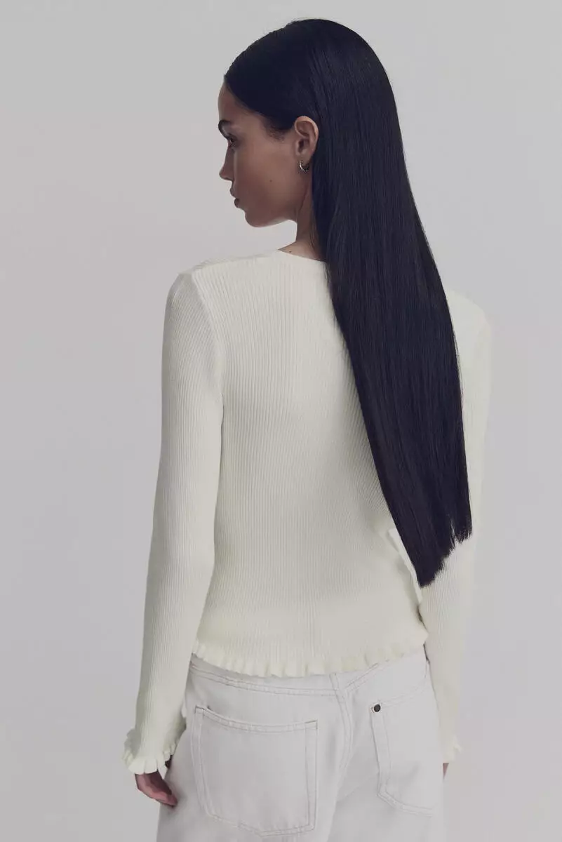 Rib-knit top