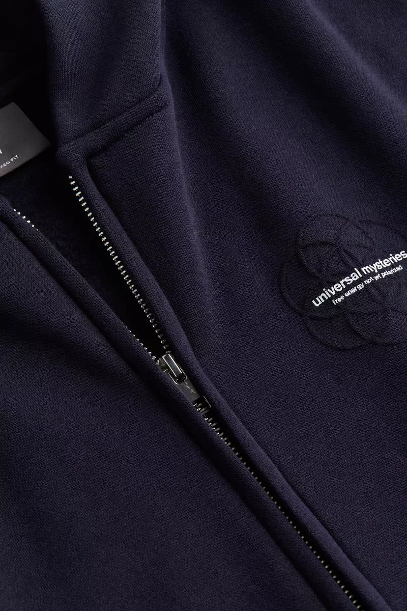 Loose Fit Zip-through hoodie