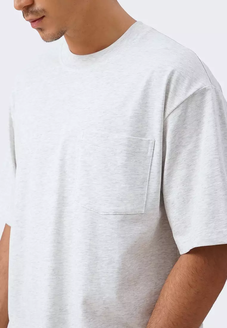 Men's Medium Weight Cotton T-Shirt with Pocket