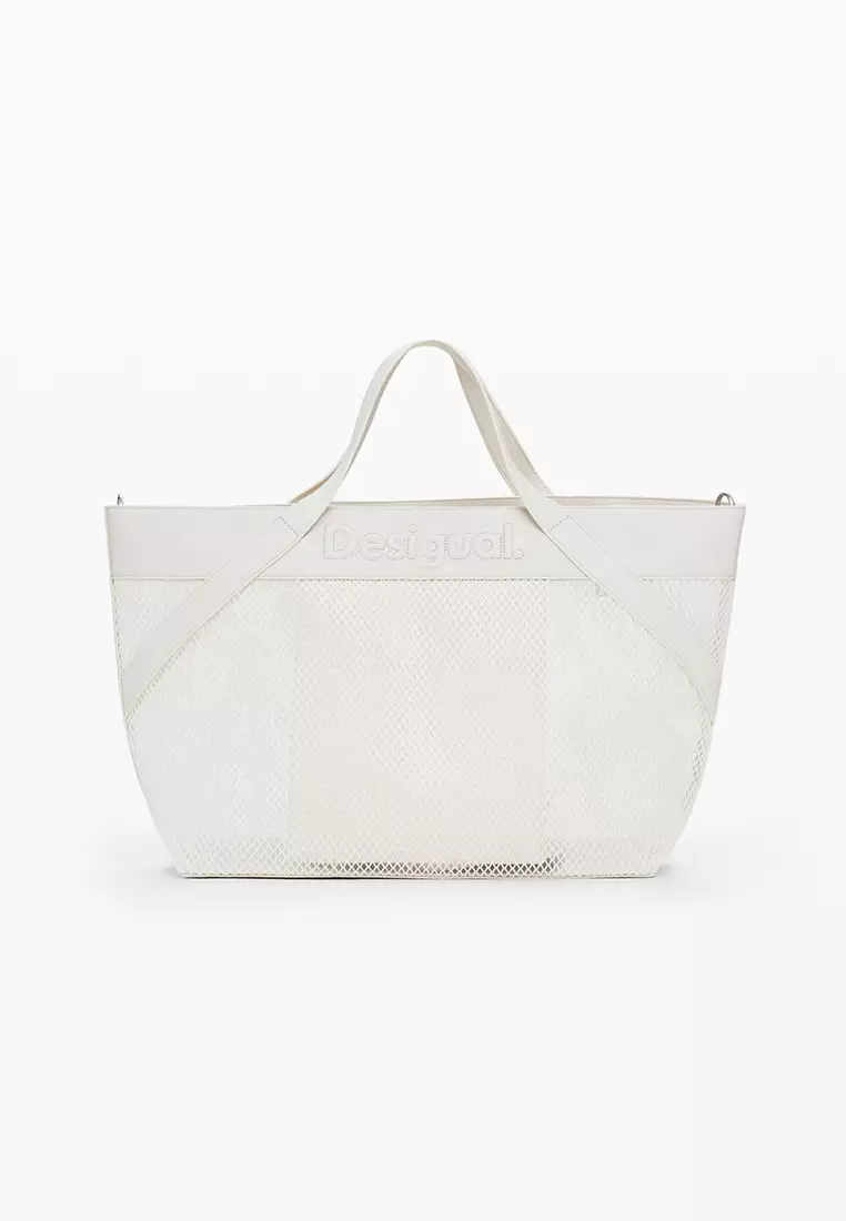 Large mesh shopper bag