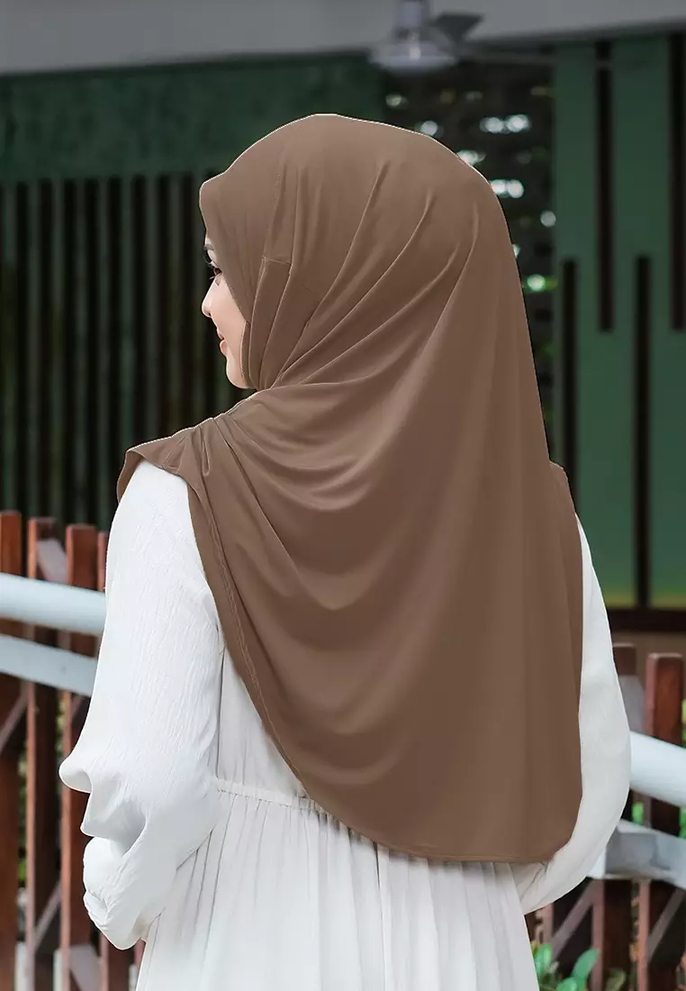 HIJAB INSTAN FATHIA - COFFEE