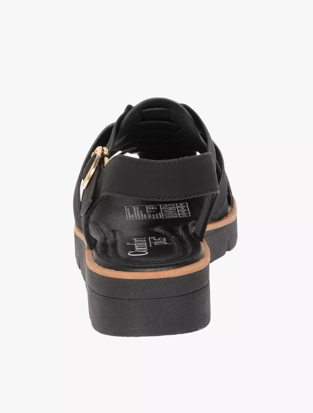 Payless Comfort Plus by Predictions Womens Maybel Fisherman Wedges - Black_05