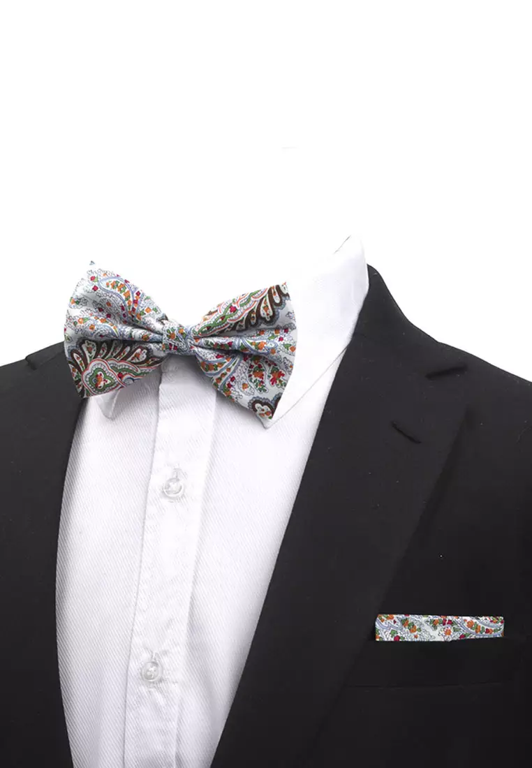 Dasi Kupu Bowtie Abu Bunga A32