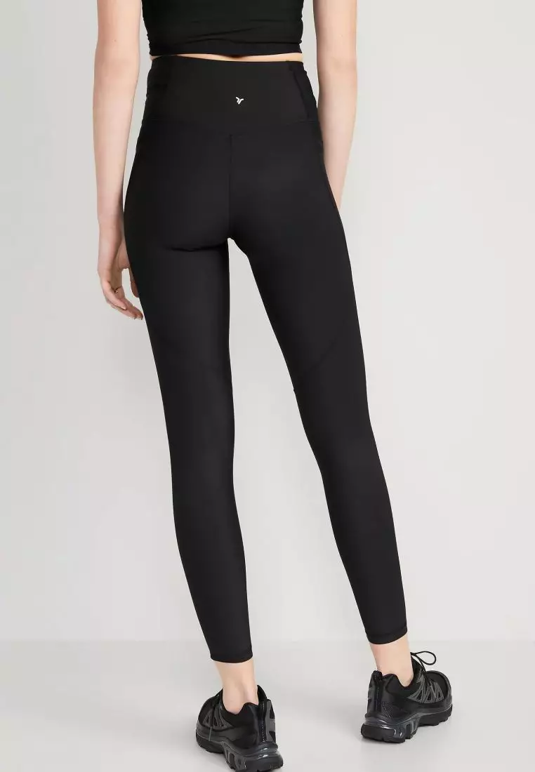 High-Waisted PowerSoft Side-Pocket 7/8-Length Flare Pants for