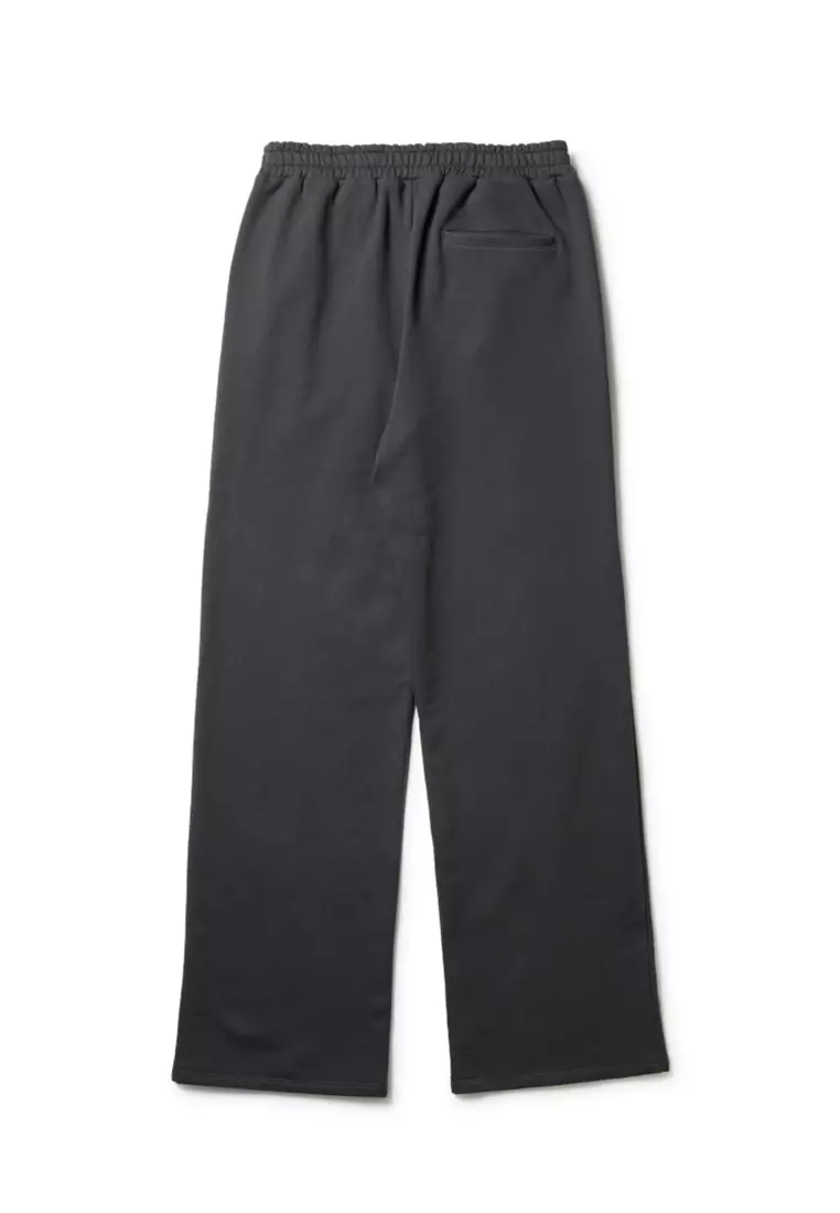 NE Wordmark Garment Dye Black Women Sweatpants