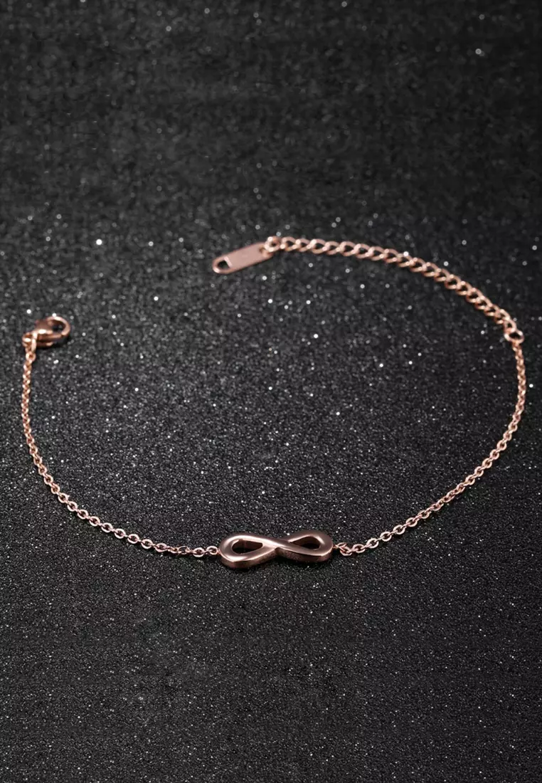 Gold infinity charm hot sale