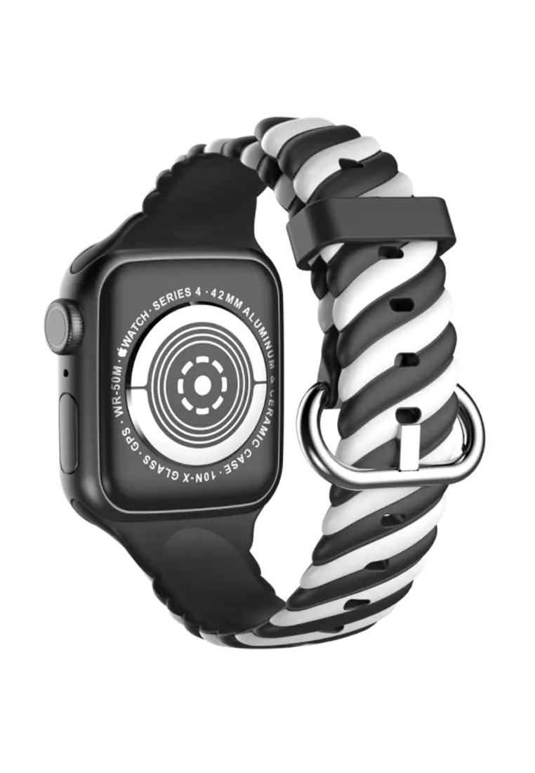 White apple clearance watch
