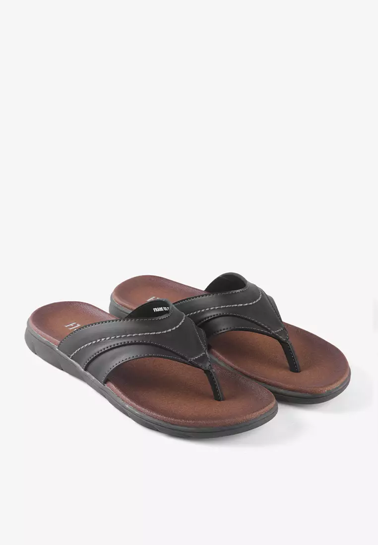 Sandal Jepit Pria Flip Flop Kulit Anti Slip M.Franz 01
