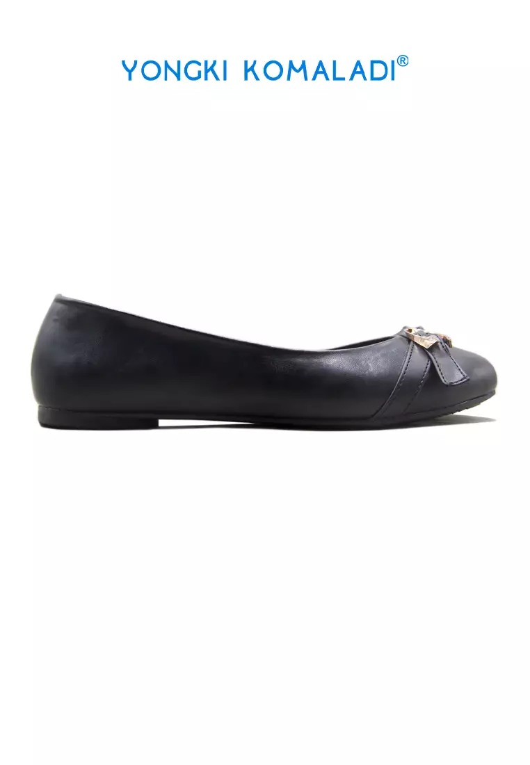 [ ORIGINAL ] YONGKI KOMALADI FLATSHOES OL-BJ8802-24 HITAM
