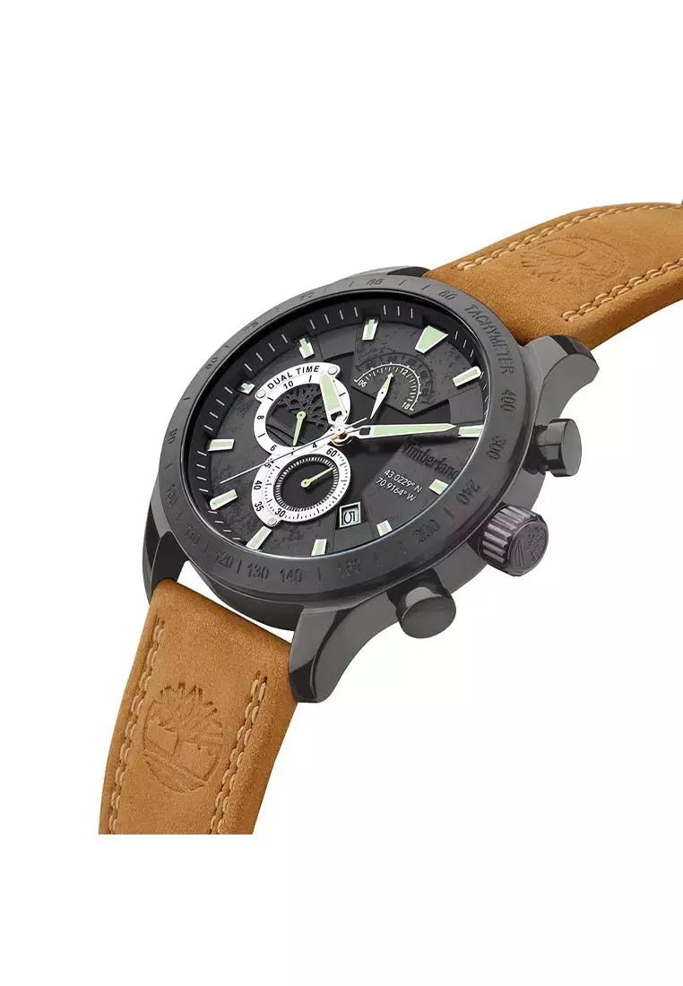 Men's Nickerson Brown Leather Analog Watch TBL-TDWGF2100202