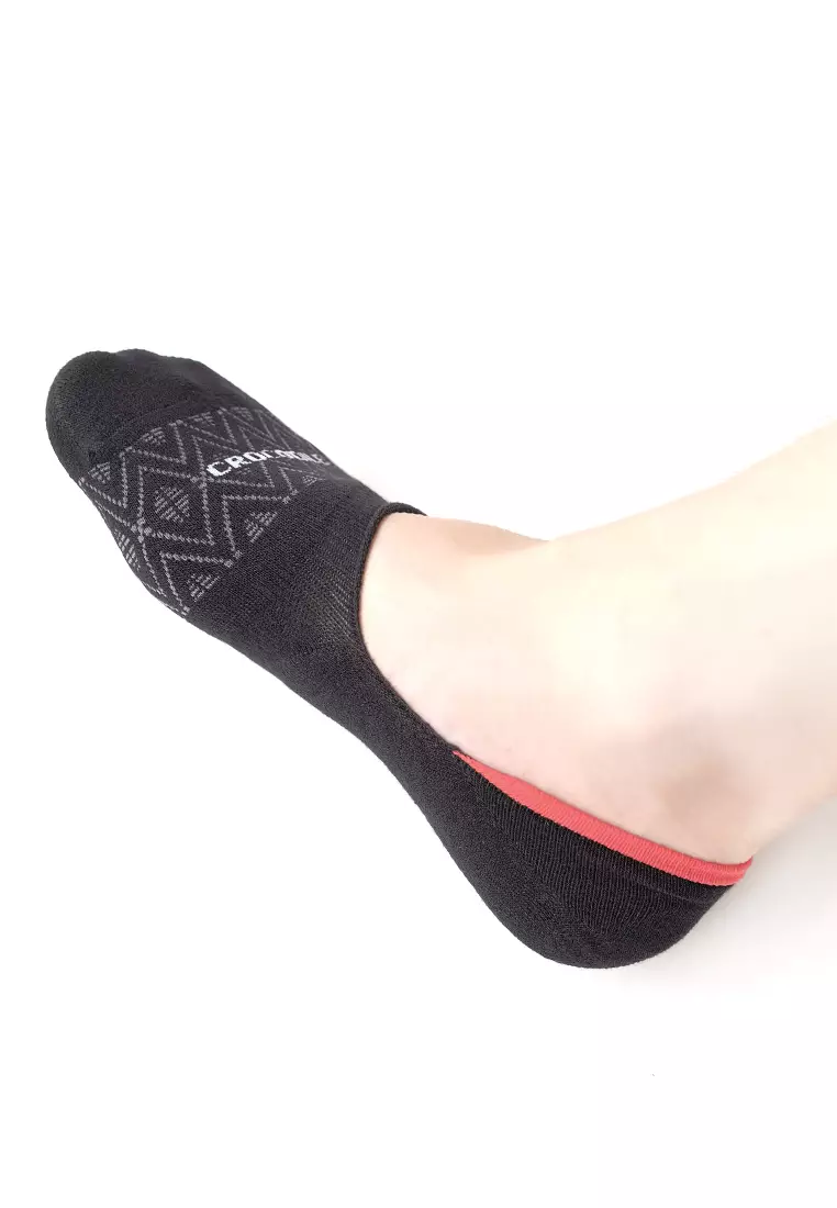 Crocodile SOCK CFCM 0001 Red - Kaos Kaki Invisible Pria Men Socks