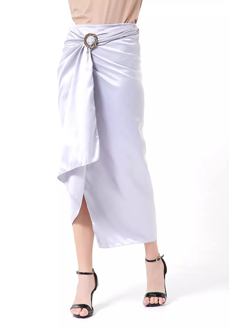 Cornelia Rok Lilit Polos Velvet Satin The Latest Today High Quality Premium - Silver