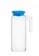 Bormioli Rocco blue Bormioli Rocco 1000 ML Frigoverre Fun Glass Jug with Colorful Lid  / Drink Container / Jugs & Pitchers / Glass Jugs / Glass Pitchers / Transparent Glass Jugs & Pitchers / Drinkware - Blue 76FEAHLB36A13BGS_1