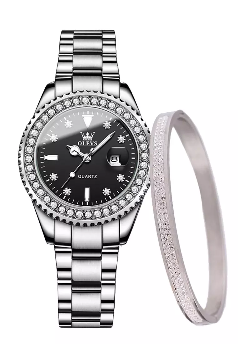 Watch and hotsell jewellery set
