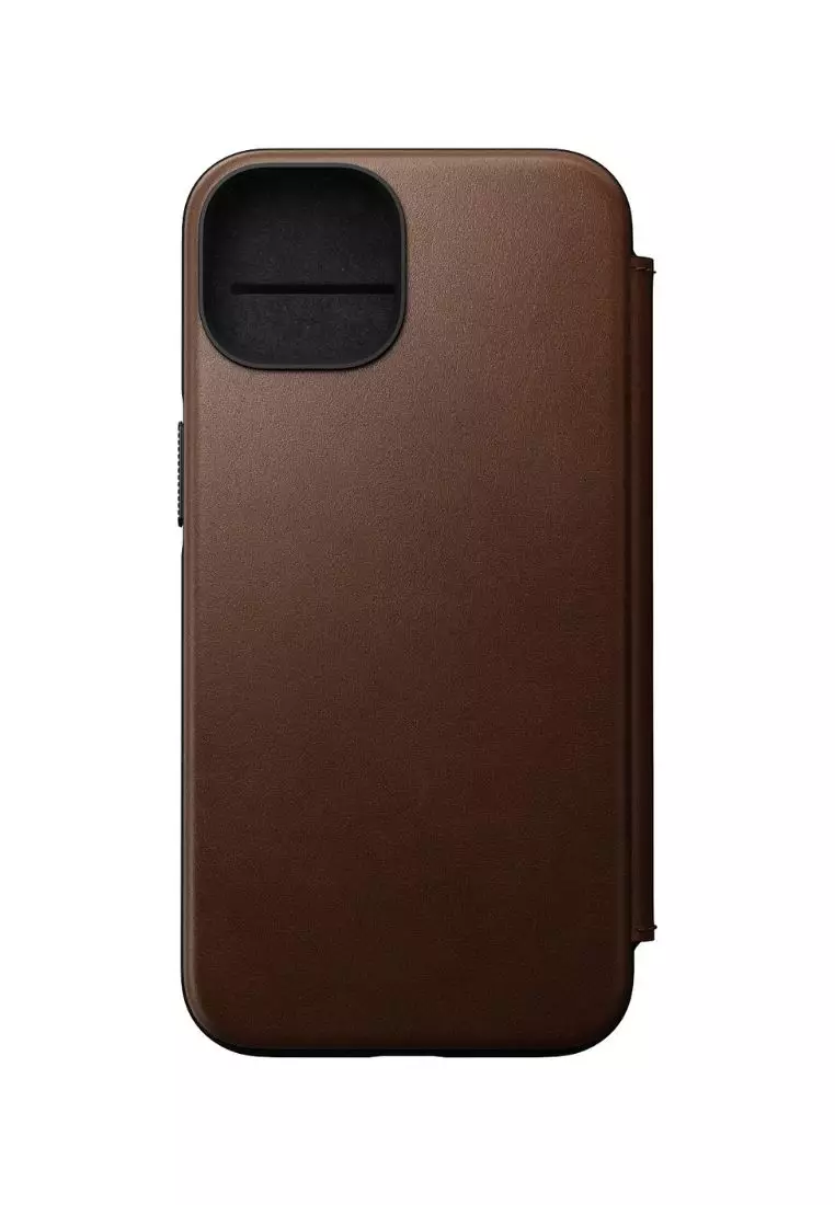 Buy Nomad Modern Leather Folio Leather Brown Iphone 14 Plus