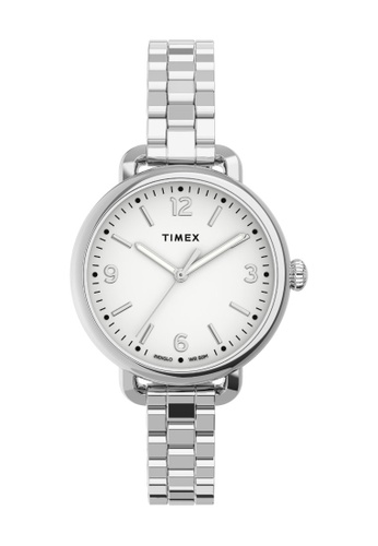 Timex silver Timex Women Standard Demi 30mm Silver-tone Case Silver-tone Bracelet 6AAD3AC8431ABFGS_1