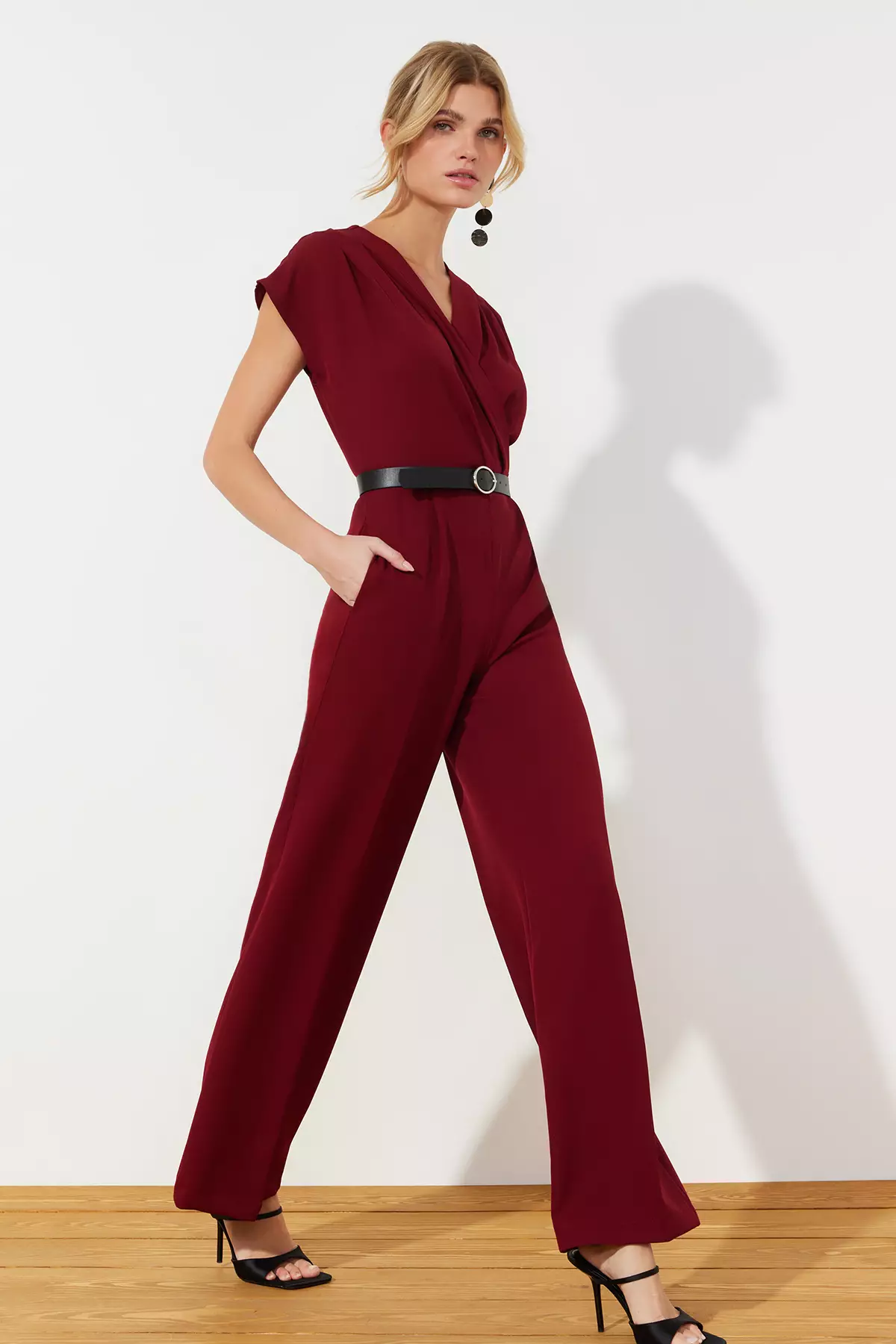 Burgundy Jumpsuit