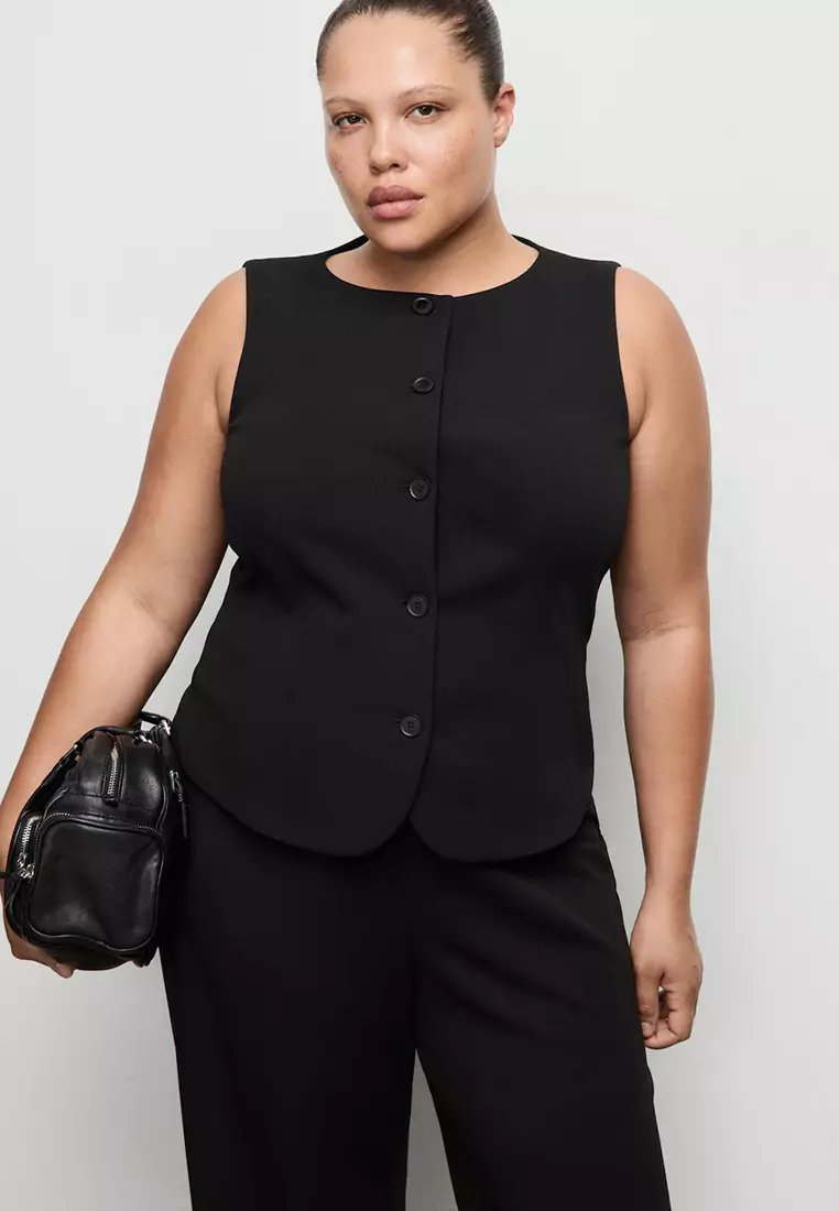 Suit Waistcoat With Buttons
