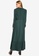 Mango green Ruffles Flowy Dress 9E71EAAC164E8CGS_2