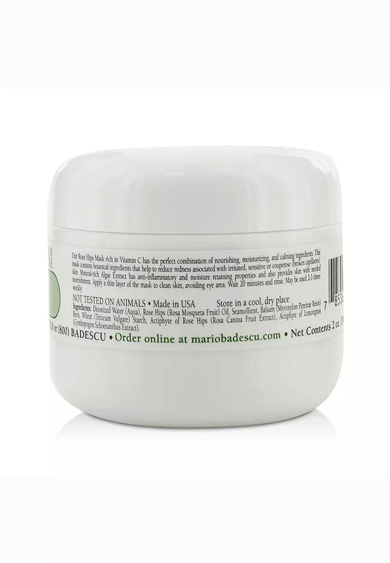 Mario Badescu - Rose Hips Mask - For Combination/ Dry/ Sensitive Skin Types 59ml/2oz