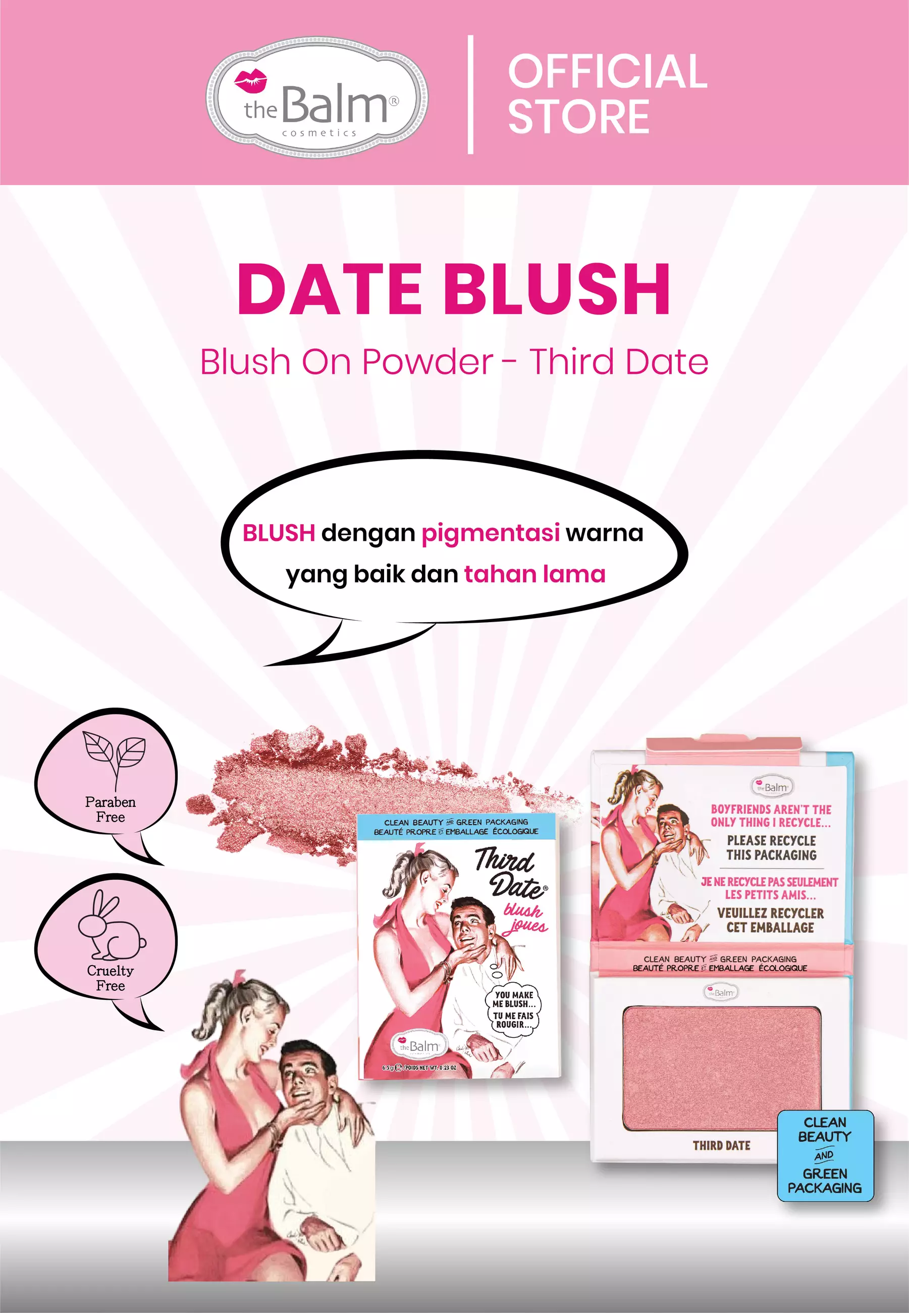 theBalm Date Blush - Third Date