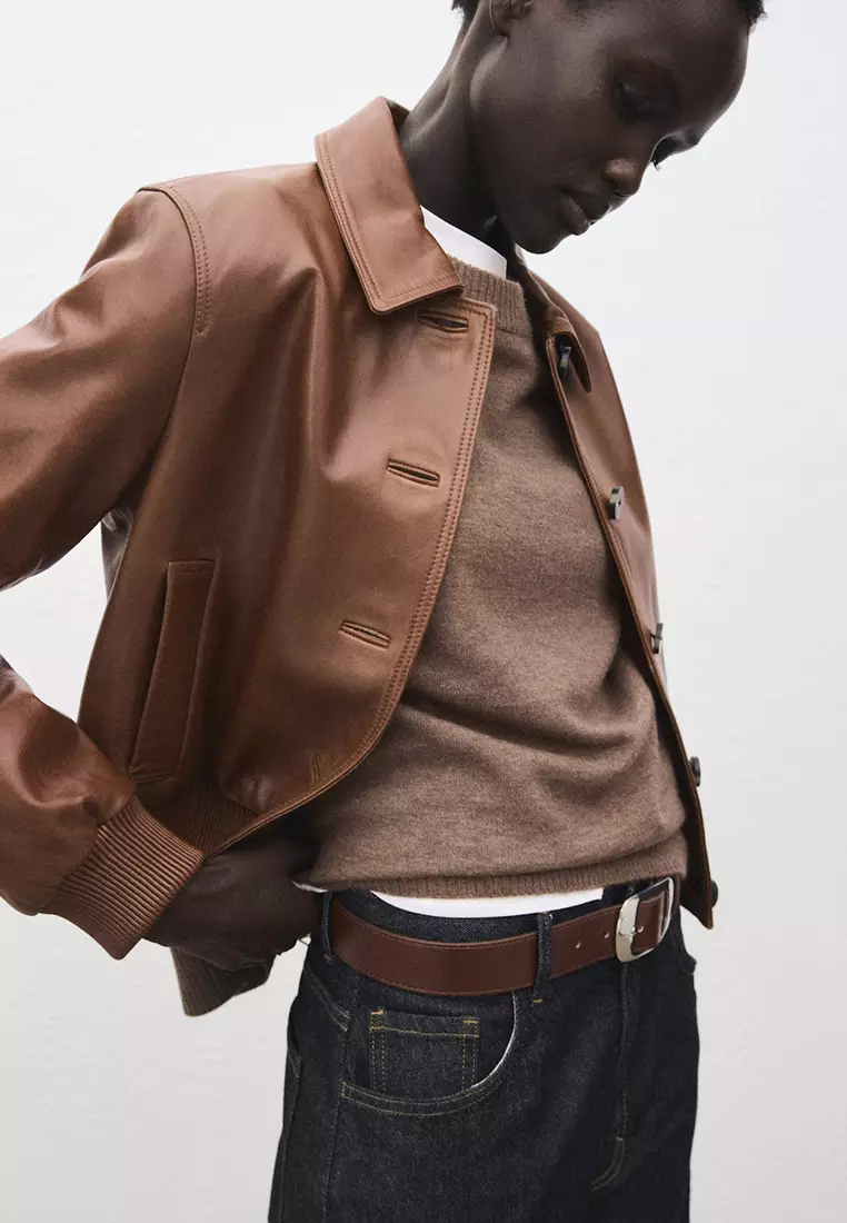 Oversized Sweater With Ribbed Trim