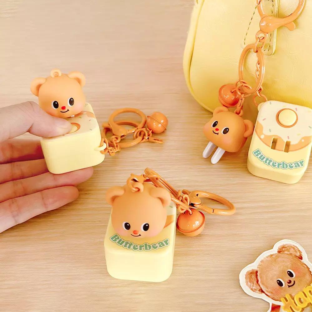 KIDDY FUN BUTTERBEAR GANTUNGAN KUNCI FUN SOCKET - MIX