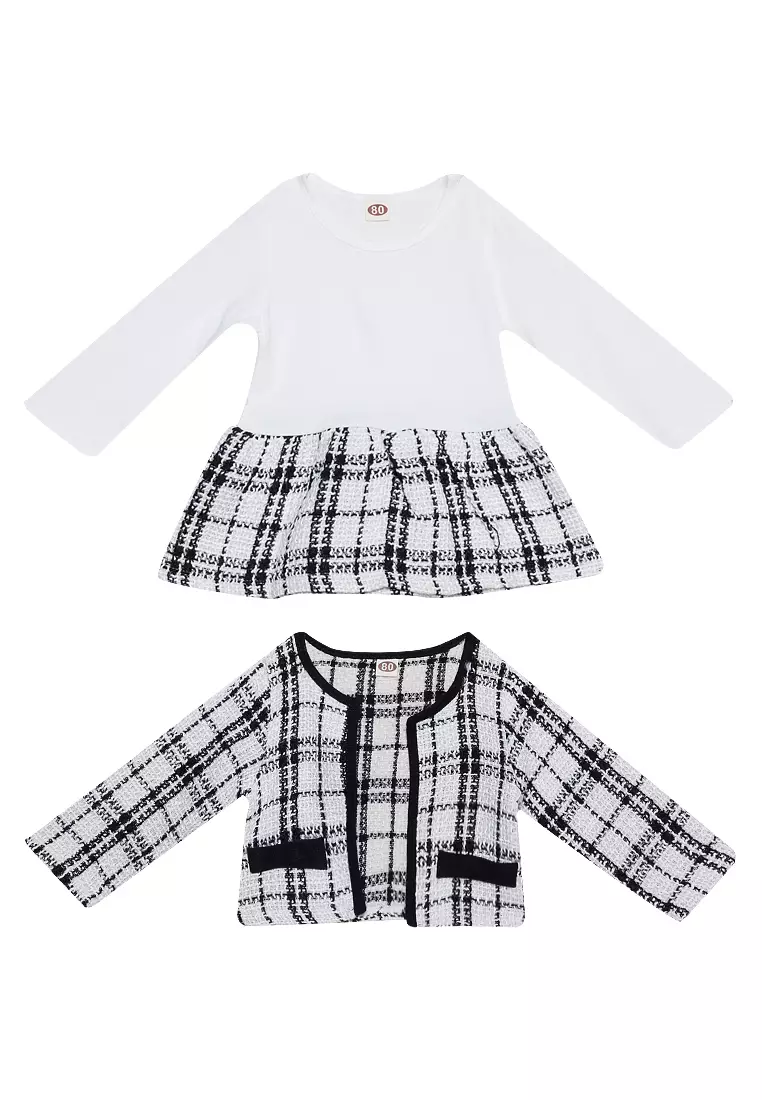 Buy RAISING LITTLE Chanel Tweed Dress Set 2023 Online