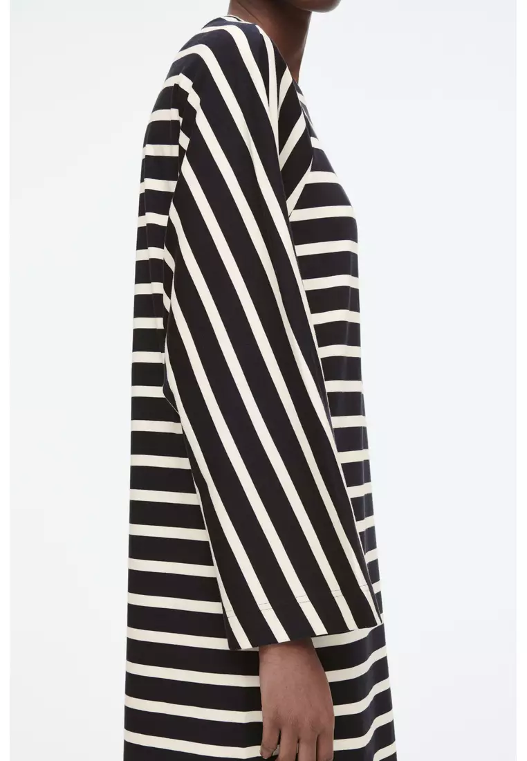 JERSEY MIDI COLUMN DRESS