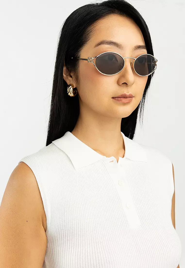 Miu Logo Sunglasses