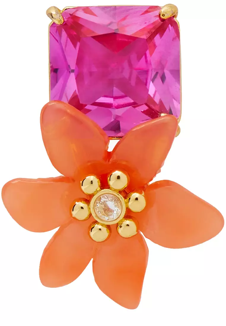 Brighten Up Statement Studs Earrings in Pink/ Multi KH510