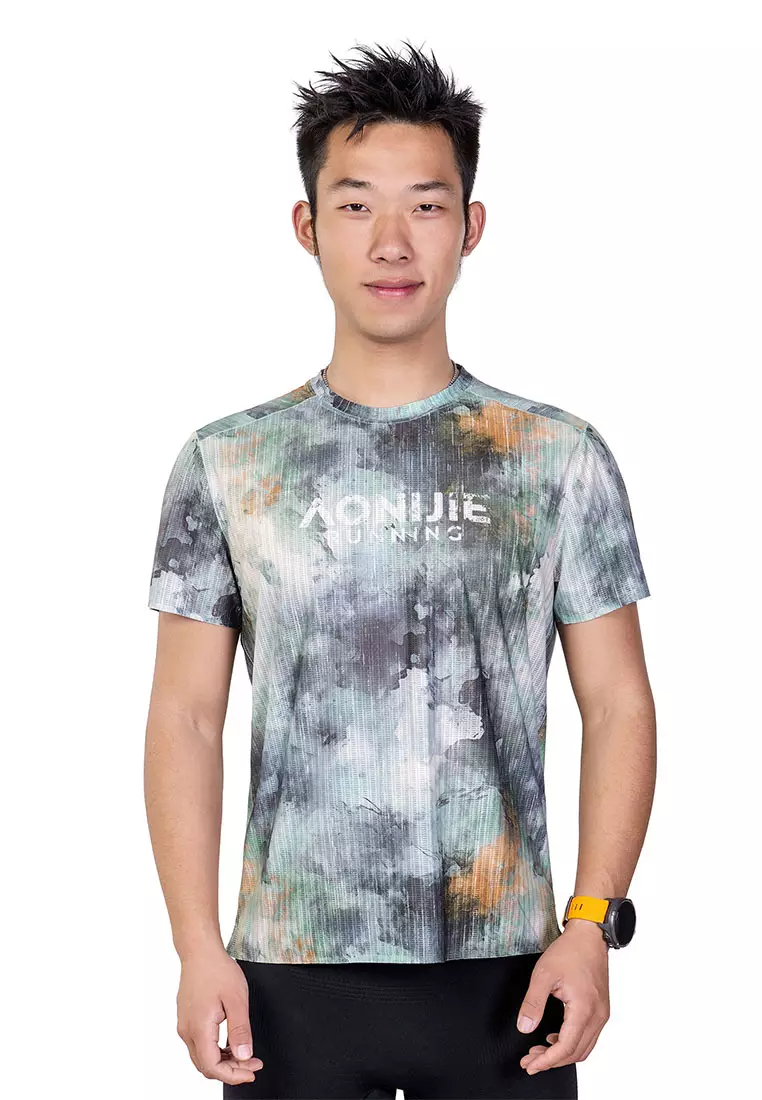 Aonijie FM5262 男裝運動短袖上衣