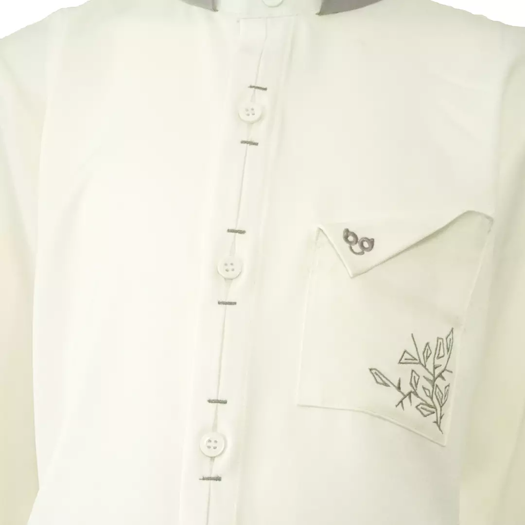 Rabbani - Setelan Baju Anak Bani Batuta Kemkid Nawaf Exclusive - Vanila Ice - Gray