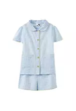 Dawn Blue/Gingham