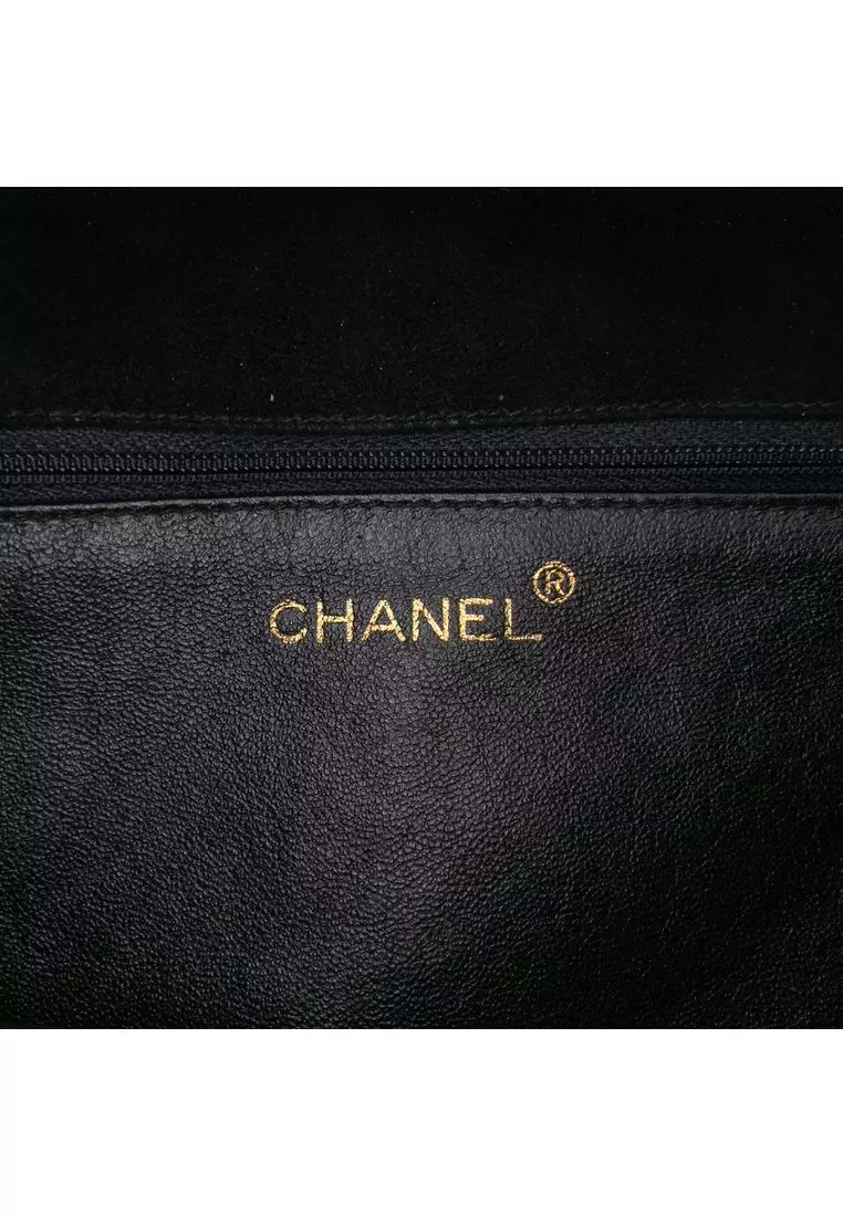 Pre-Loved Chanel Quilted Suede Tassel Flap