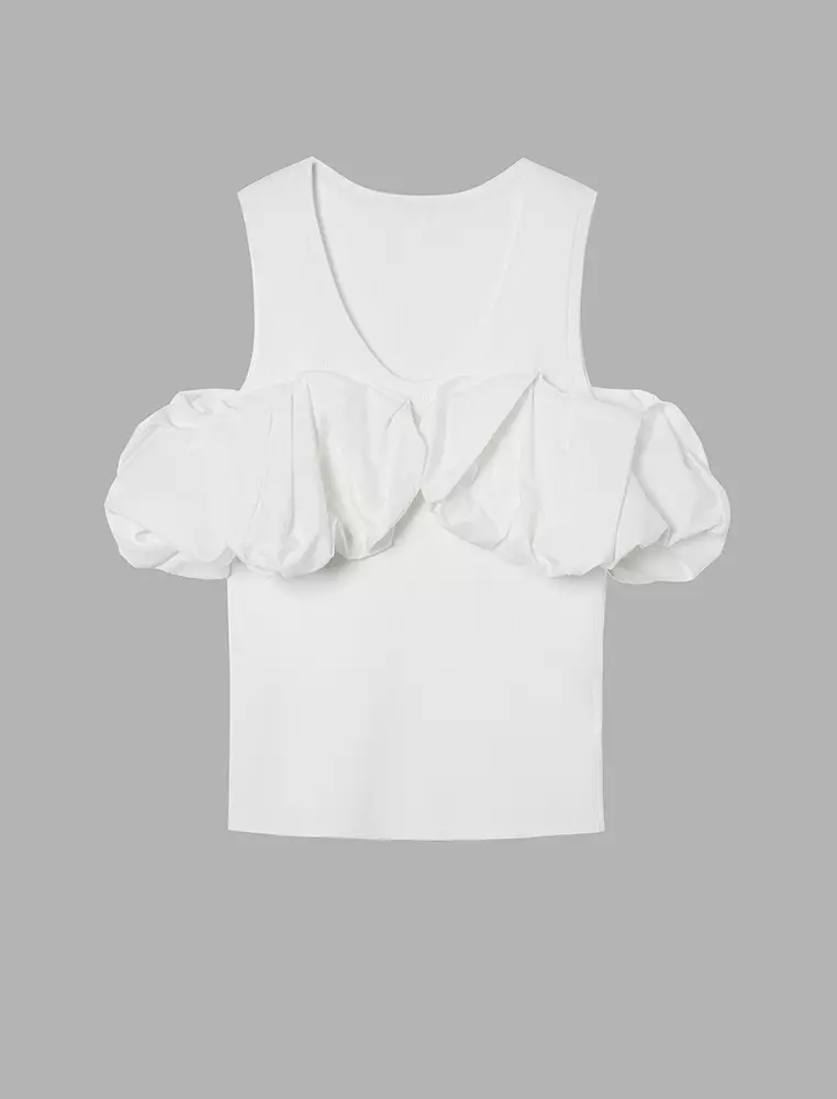 Eco-Friendly Stretch Yarn Fitted Everyday Casual Knit Vest