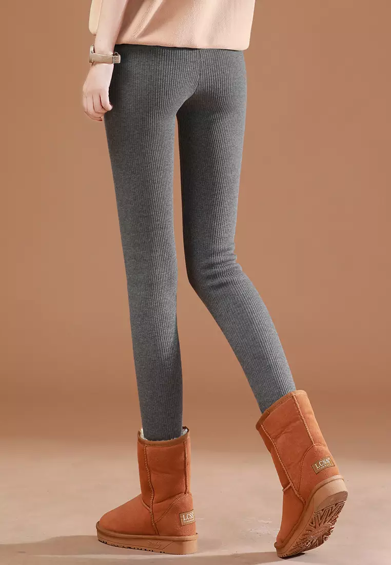 Buy A IN GIRLS Elasticated Waist And Velvet Leggings 2024 Online