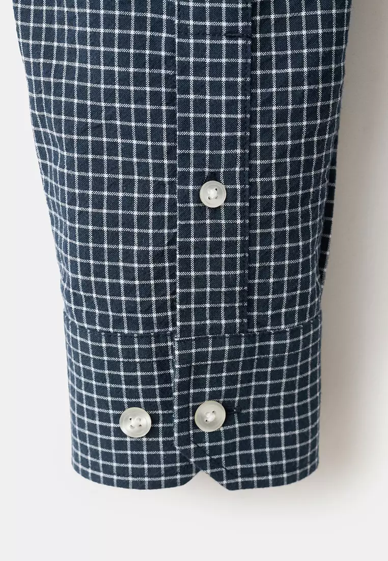 Regular Fit Check Cotton Shirt