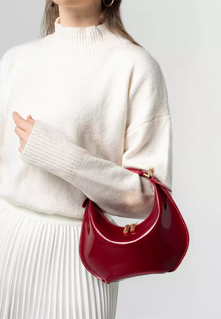 Kuki Mini Bag Patent - Cherry Red