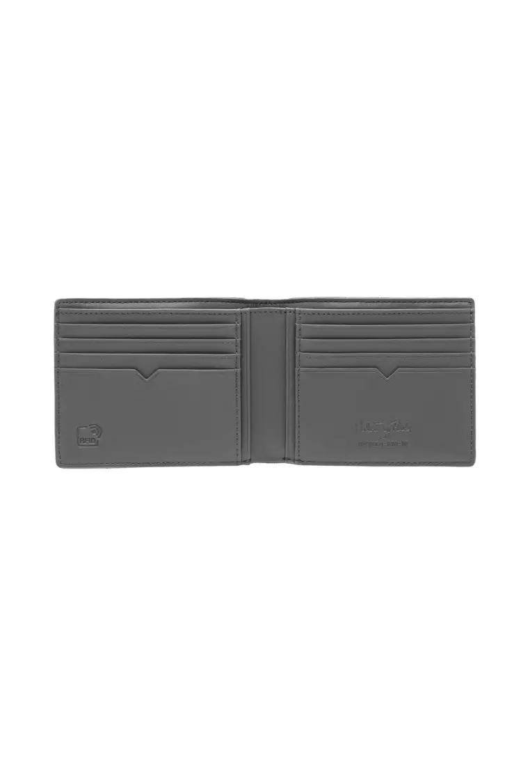 Valentino Rudy Italy Men's Fabric + Leather 8 Cards Wallet 0468001-620