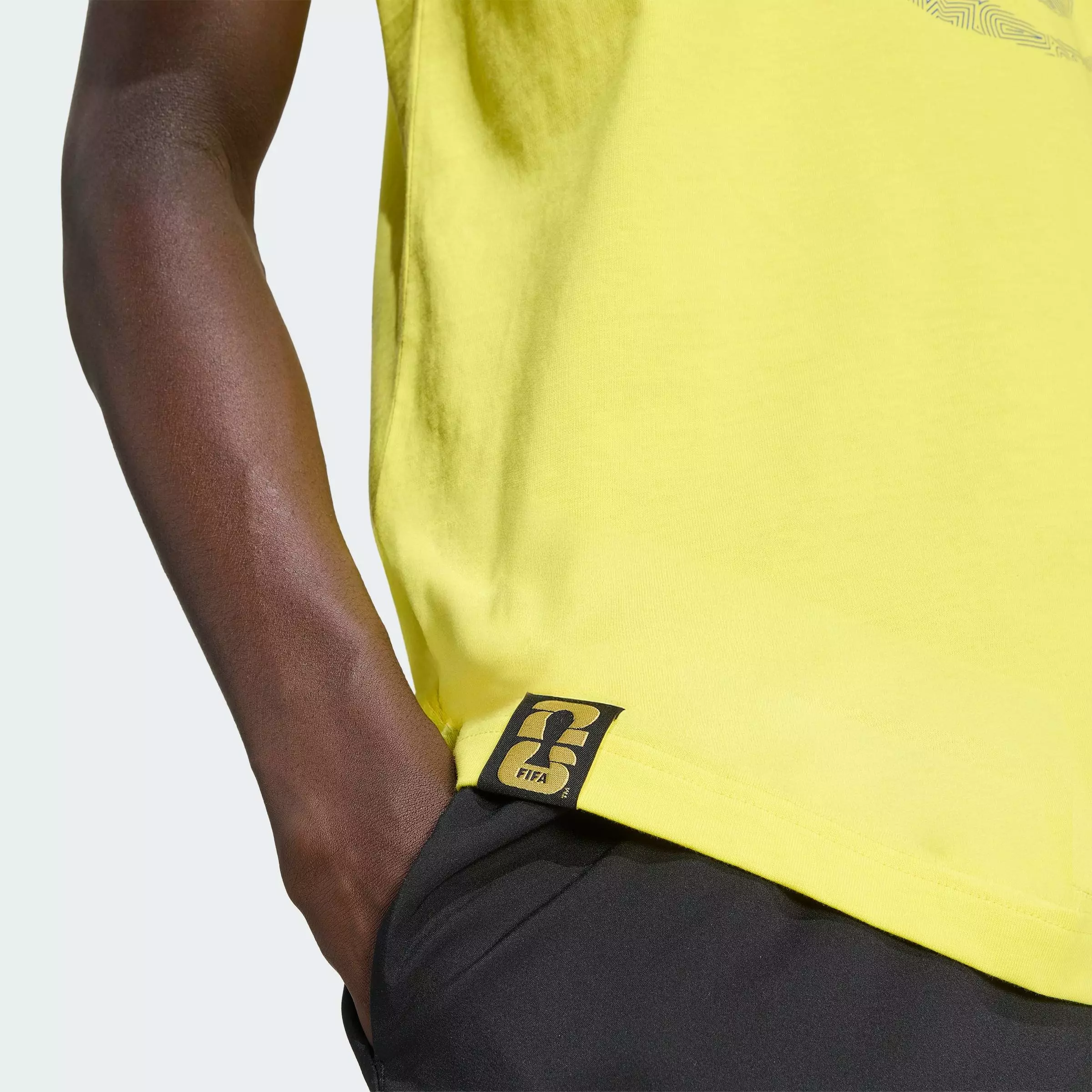 Football FIFA World Cup 26™ Brazil T-Shirt Men Yellow JZ8923