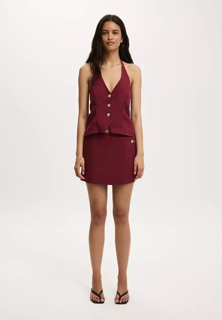 Sophie Wrap Mini Skirt