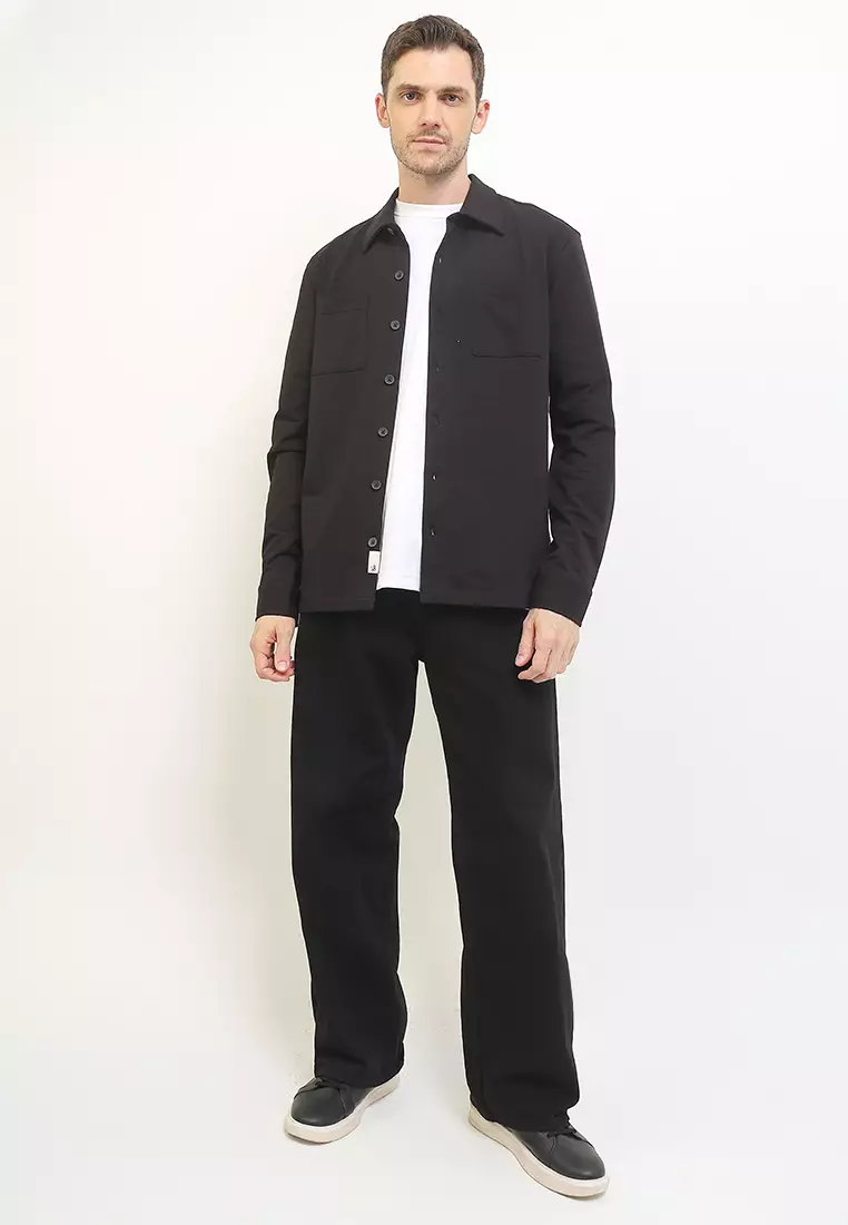 Overshirt Knit Lengan Panjang - Yoggiea Shirts