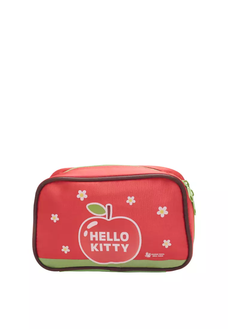 Pencil Case Hello Kitty I Love Apple Red