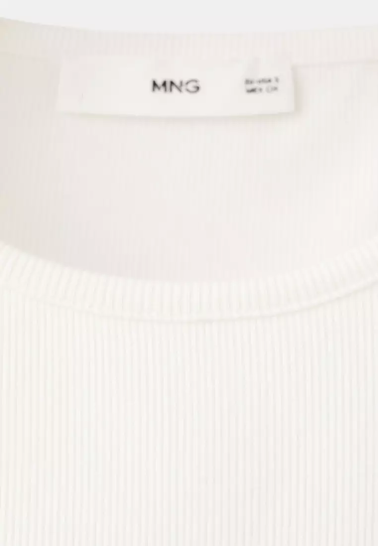 Ribbed Cotton-Blend Top